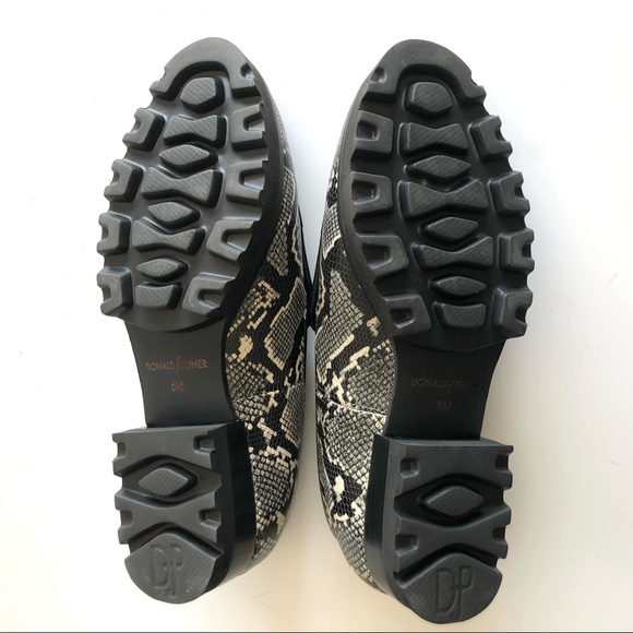 Donald J. Pliner ‘Enza’ Python Platform Loafers - Picture 11 of 12